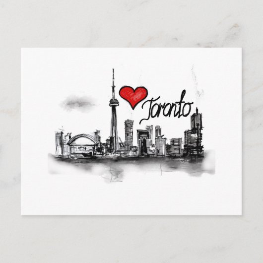 Ik hou van Toronto Briefkaart (Voorkant)