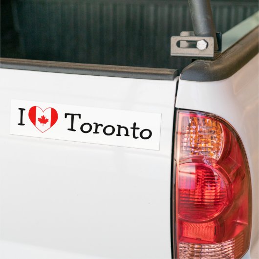 Ik hou van Toronto Bumpersticker (Op Truck)