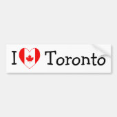 Ik hou van Toronto Bumpersticker (Voorkant)