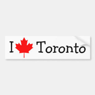 Ik hou van Toronto Bumpersticker