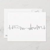 Ik hou van Toronto in een uitzonderlijke ecg stijl Briefkaart (Voorkant / Achterkant)
