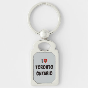 Ik hou van Toronto, Ontario Sleutelhanger