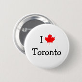 Ik hou van Toronto Ronde Button 5,7 Cm (Voorkant /achterkant)