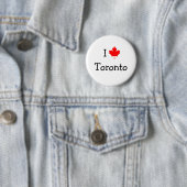 Ik hou van Toronto Ronde Button 5,7 Cm (In situ)