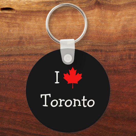 Ik hou van Toronto Sleutelhanger (Voorkant)