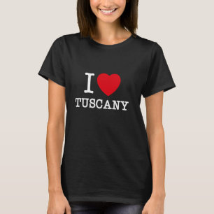 Ik hou van Toscane, Toscane Illustratie Novelty Gr T-shirt