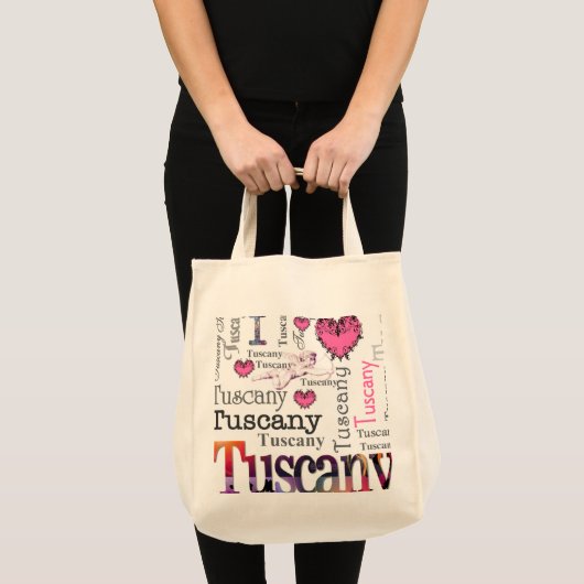 Ik hou van Toscane Tote Bag (Voorkant (product))
