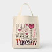Ik hou van Toscane Tote Bag (Voorkant)