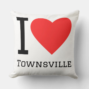 Ik hou van Townsville Kussen