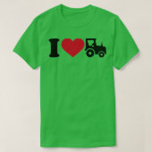Ik hou van Tractor T-shirt (Design voorkant)