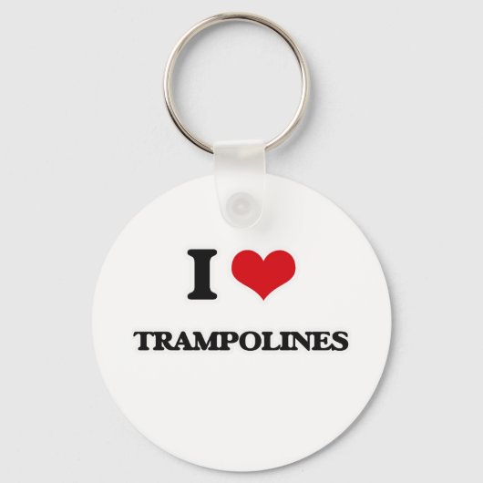 Ik hou van trampolines sleutelhanger (Voorkant)