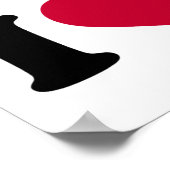 Ik hou van trampolining poster (Hoek)