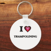 Ik hou van trampolining sleutelhanger (Voorkant)