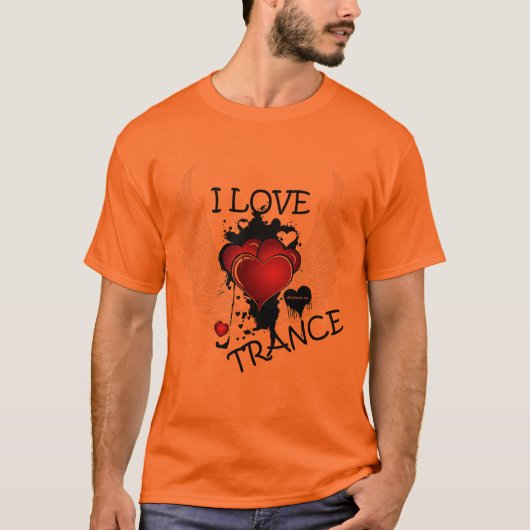 Ik hou van trance 001 t-shirt (Voorkant)