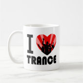 Ik hou van Trance Dancers design Koffiemok (Links)