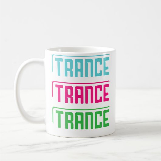 Ik hou van Trance Koffiemok (Links)
