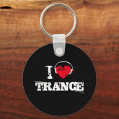 Ik hou van trance sleutelhanger (Voorkant)