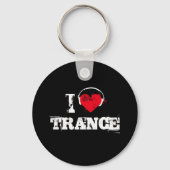 Ik hou van trance sleutelhanger (Voorkant)