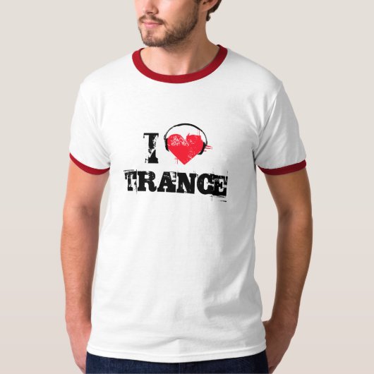 Ik hou van trance t-shirt (Voorkant)