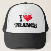 Ik hou van trance trucker pet (Voorkant)