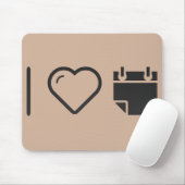 Ik hou van tranen van kalendars muismat (Met muis)