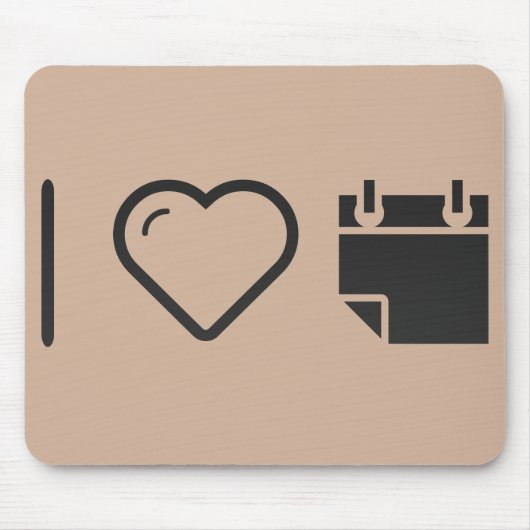 Ik hou van tranen van kalendars muismat (Voorkant)