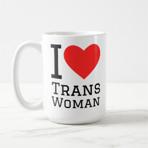 Ik hou van transvrouw koffiemok