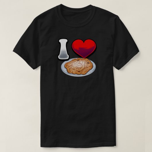 Ik hou van trechtercake t-shirt (Design voorkant)