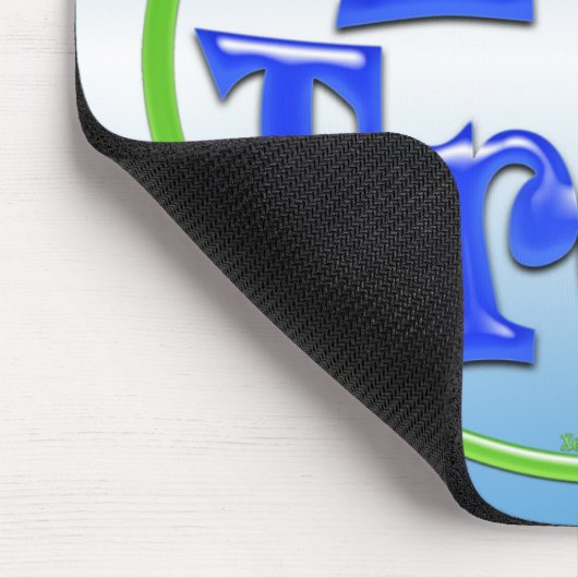 Ik hou van Trees Mousepad Muismat (Hoek)