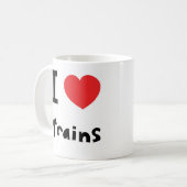Ik hou van treinen koffiemok (Voorkant links)