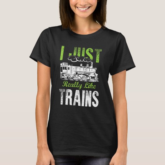 Ik hou van treinen t-shirt (Voorkant)
