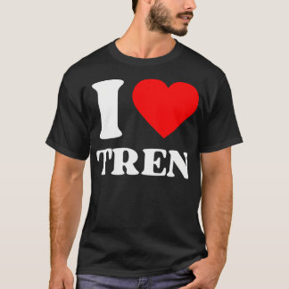 Ik hou van Tren. Trenbolone Steroïden Gym Humor Me T-shirt