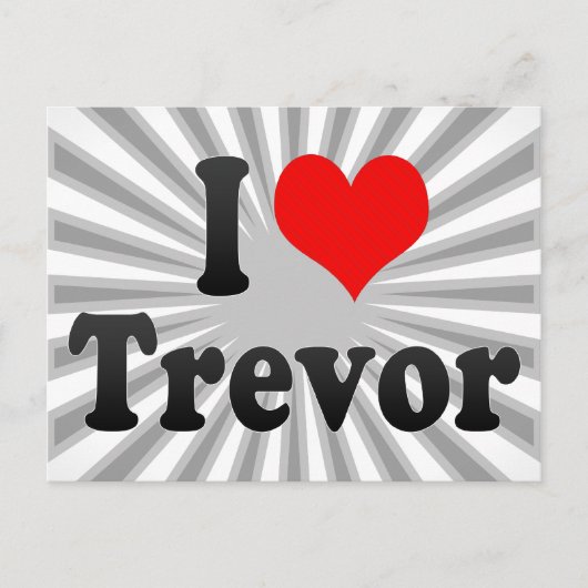 Ik hou van Trevor Briefkaart (Voorkant)