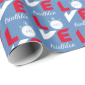 Ik hou van triathlon cadeaupapier (Rol Hoek)