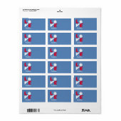 Ik hou van triathlon etiket (Full Sheet)