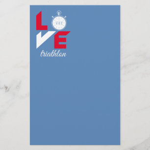 Ik hou van triathlon flyer