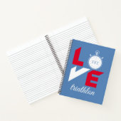 Ik hou van triathlon notitieboek (Binnen)