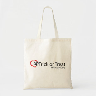 Ik hou van Trick or treat met mijn hond Tote Bag