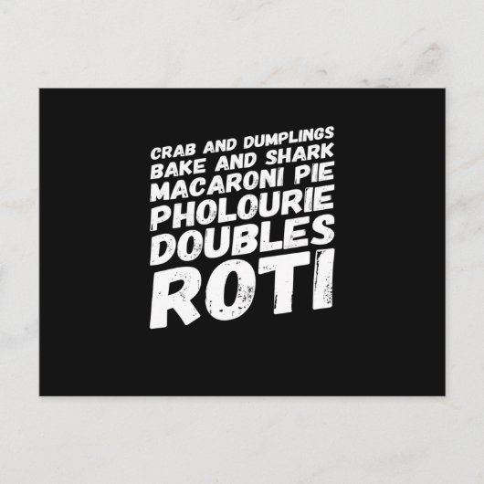 Ik hou van Trinidad en Tobago Aankondigingskaart (Voorkant)