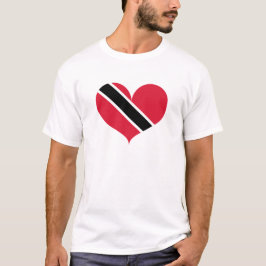 Ik hou van Trinidad en Tobago Vlag T-shirt