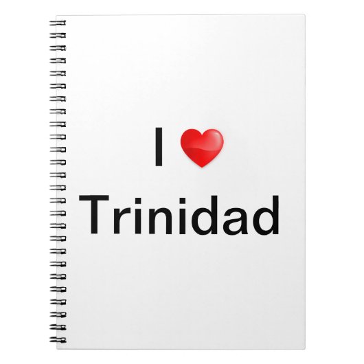 Ik hou van Trinidad Notitieboek (Voorkant)