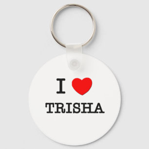 Ik hou van Trisha Sleutelhanger