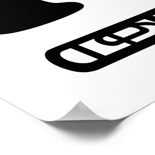 Ik hou van Trombone Poster (Hoek)