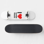 ik hou van trommelkruid skateboard (Horizontaal)