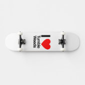 ik hou van trommelkruid skateboard (Horizontaal)