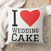 Ik hou van trouwtaart  kussen (Deken)