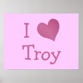 Ik hou van Troy Poster (Voorkant)