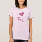 Ik hou van Troy T-shirt (Voorkant)