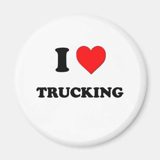 Ik hou van Trucking Magneet (Voorkant)