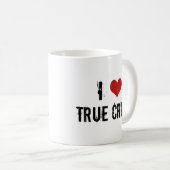 Ik hou van True Crime Koffiemok (Voorkant rechts)